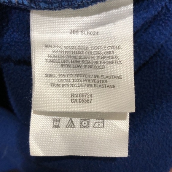 Columbia Soft Shell Fleece Jacket Size Small Blue - Picture 7 of 10